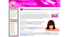 Desktop Screenshot of hairbreakage.net